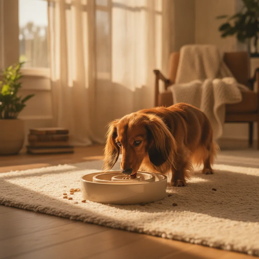 The 10-Second Kibble Vanish: A Loving Guide to Slowing Down Your Food-Gobbling Dachshund