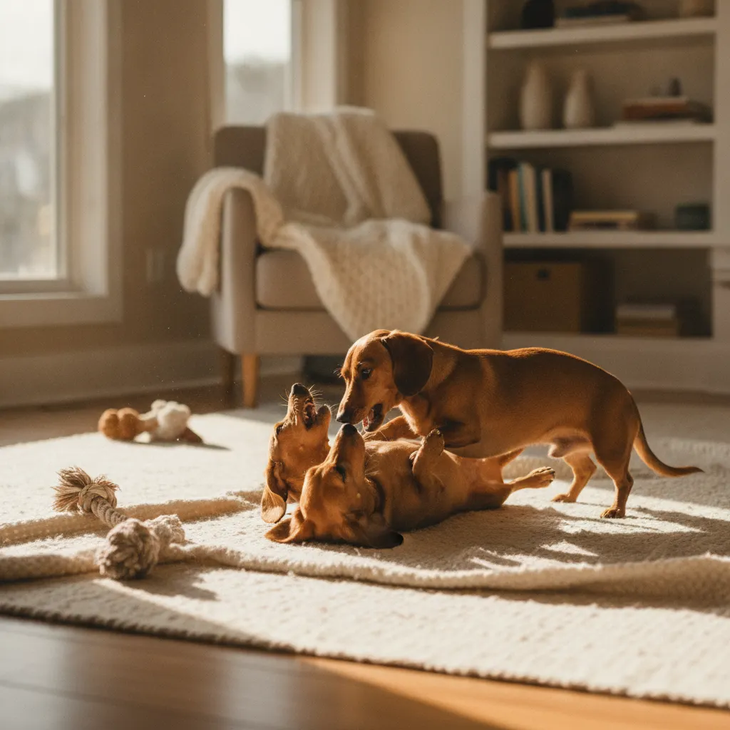 The Body Slam and the Bitey-Face Game: A Funny Guide to How Dachshunds *Really* Play