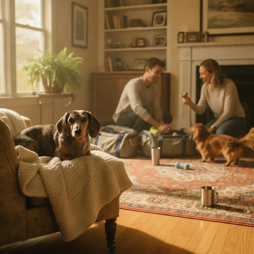 When the Pups Come Home: Managing Your Doxie's Routine When Your Adult Kids Visit